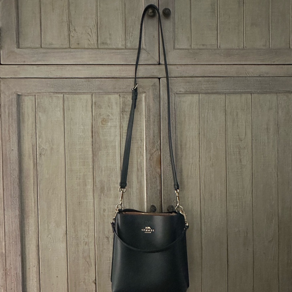 Coach Green Leather Crossbody Bag